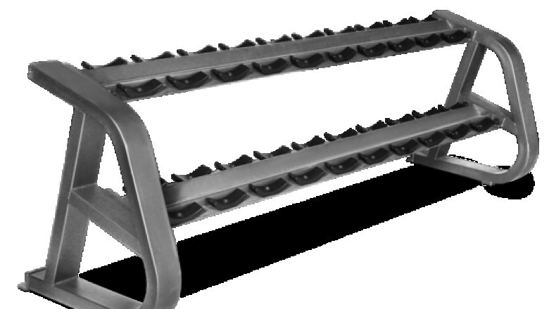 Best Steel 2 Tier Dumbbell Rack for Commercial Gym in Dubai