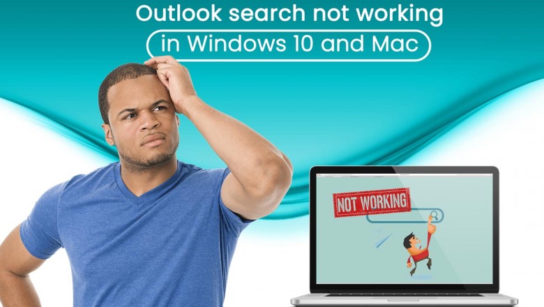 Outlook Search Not Working Windows 10