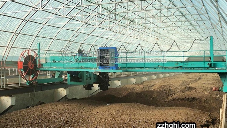 Fermentation of organic fertilizer production line