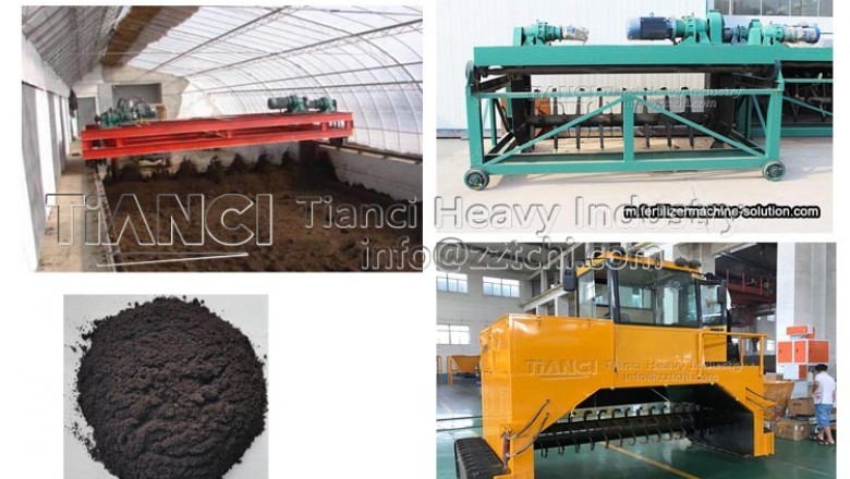 What are the common equipment and types of organic fertilizer