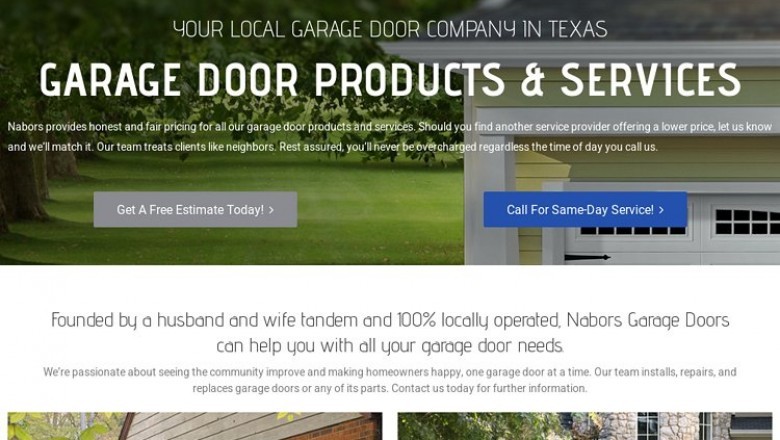 Garage Door Repair Services Dallas TX