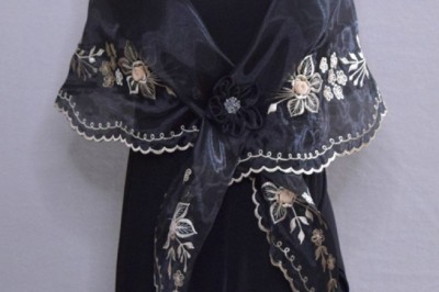 BLACK FILIPINIANA ALAMPAY #5662A