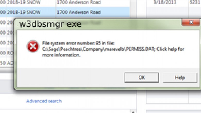 W3dbsmgr Exe-accountingerrors