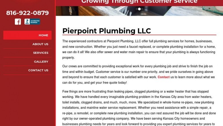 Residential Plumbing Services Kansas City