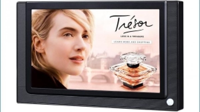 7” small digital signage display, retail store marketing video screen, loop playing lcd display
