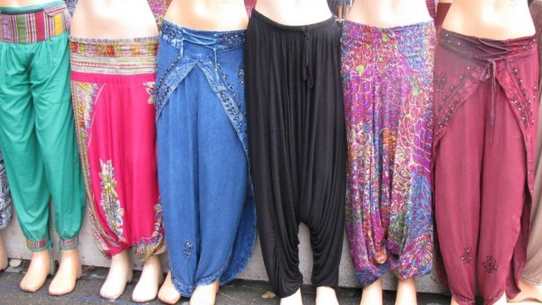 Buy Harem Trousers - Printed Harem Trousers