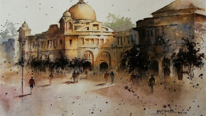 Buy watercolor painting wall art