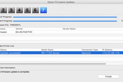Epson printer firmware reset process