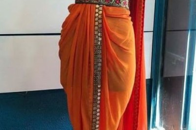 Top Pant Style Saree And Dhoti Saree Buy Online At Reasonable Price