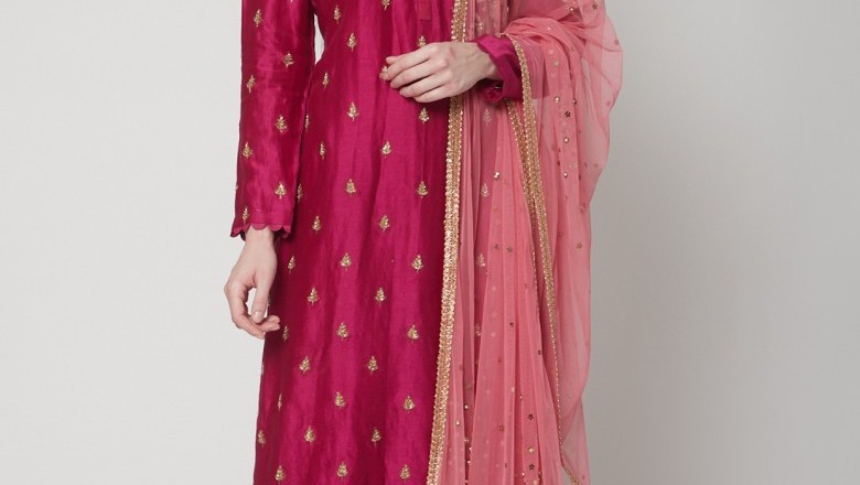 Designer Plazo Suit: Palazzo Suits | Plazo With Peplum Top | Plazo With Crop Top