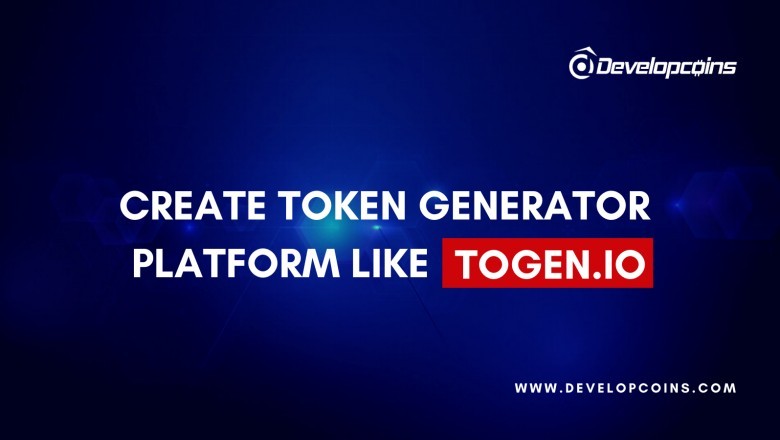 Create A Token Generator Platform like Togen.io