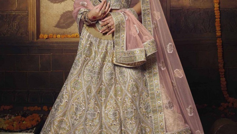 Latest Party Wear Lehenga Choli Online Shopping from Ethnic Plus at Best Prices