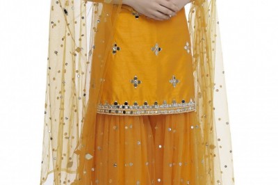Sharara suits and sharara dress designer outfits at reasonable prices
