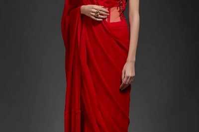 Buy saree gown and saree style gown designer outfits at reasonable prices
