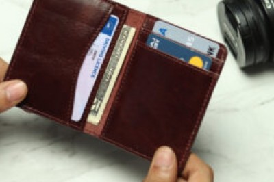 FoxHackle Front Pocket Leather Wallet