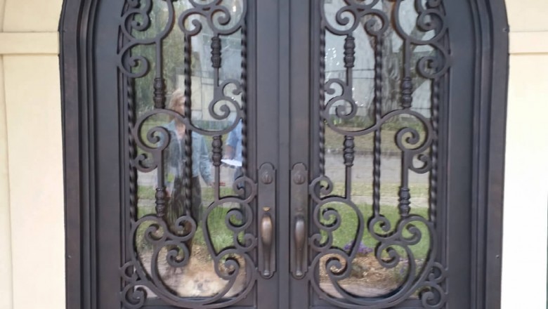 Wrought Iron Front Door