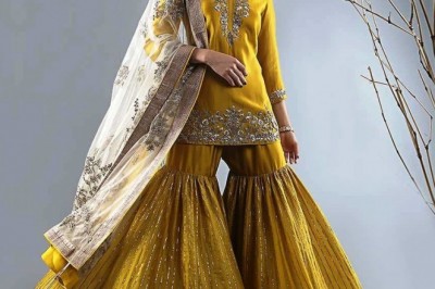 Sharara suits and drape sharara pants dress Buy Online at reasonable price