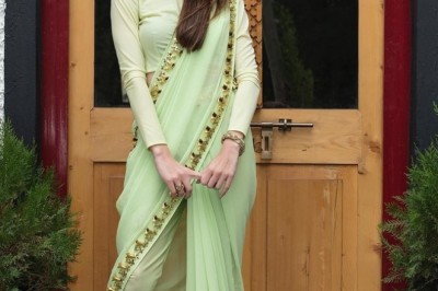 Online Shopping in India: Pleated Pant Saree, Stitched Dhoti Saree, Plazo Saree, Dhoti Saree Gown | Freshlookfashion.com