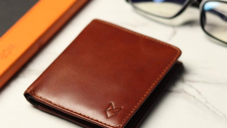 Men's Leather Wallet, Gift for Men, Handmade Leather Wallet, Bifold Leather Wallet, Slim Leather Wallet, Stylish Mens Wallet Brown