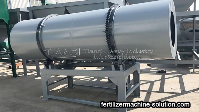 How to do if the machine of organic fertilizer production is rusty?