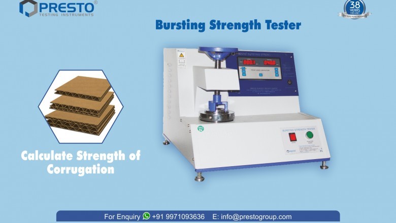 Bursting Strength Tester Manufacturer & Supplier