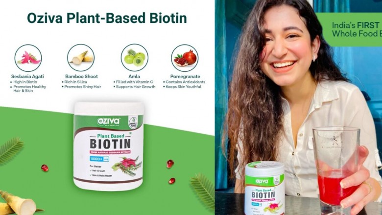 Oziva Plant Based Biotin and Hair Health