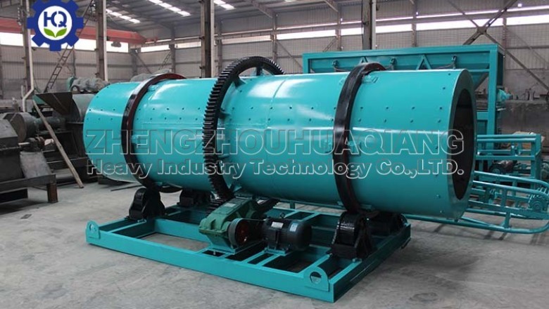 Drum granulator for chicken manure organic fertilizer