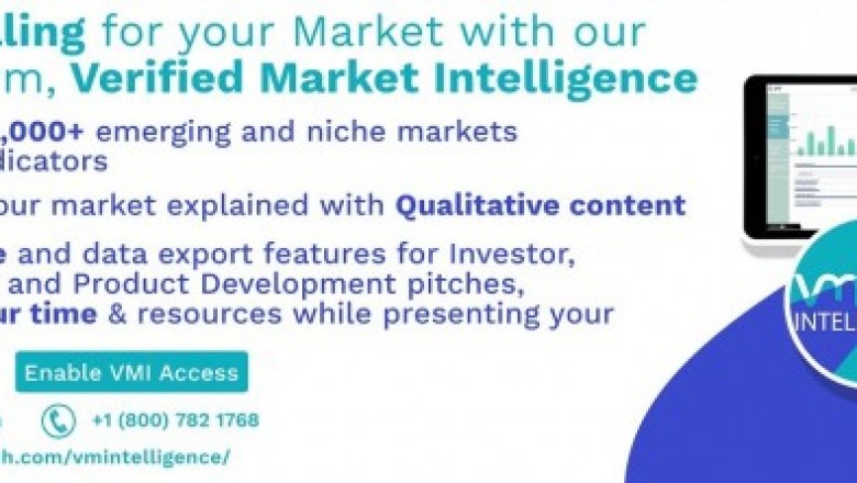 Verified Market Intelligence offers insights on emerging and niche markets helping companies make critical revenue impacting decisions.