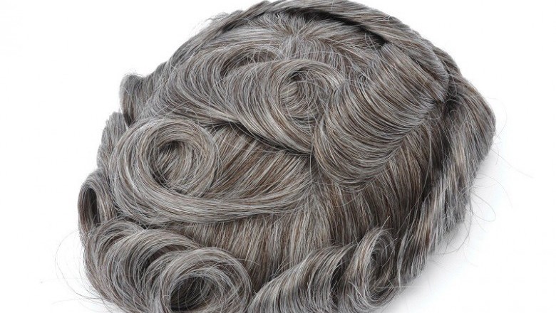 Where to buy a natural looking human gray hair men's toupee
