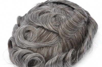 Where to buy a natural looking human gray hair men's toupee