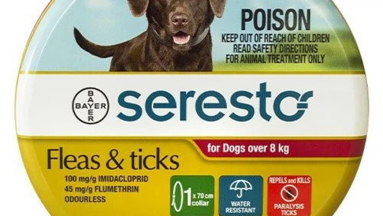 Buy Seresto Flea and Tick Collar for Dogs over 8 Kg (Red) Online