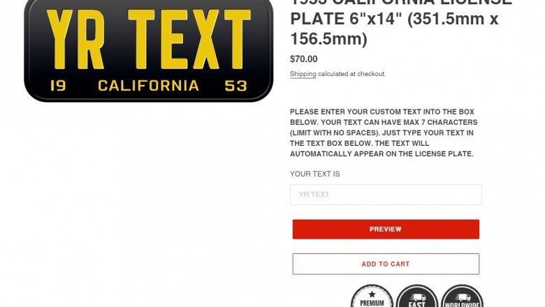 1953 california license plate
