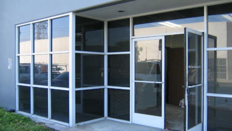 Commercial glass repair