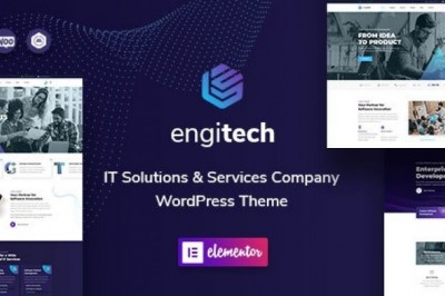 Engitech - IT Solutions & Services WordPress Theme