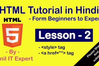 HTML5 tutorial in hindi | HTML tutorial in hindi