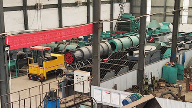 What are the large-scale organic fertilizer production machines?