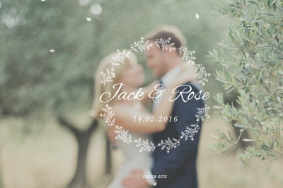Jack & Rose WordPress Theme - A Whimsical WordPress Wedding Theme