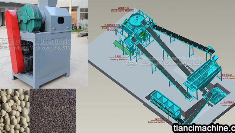 Production process of extrusion npk fertilizer granulator