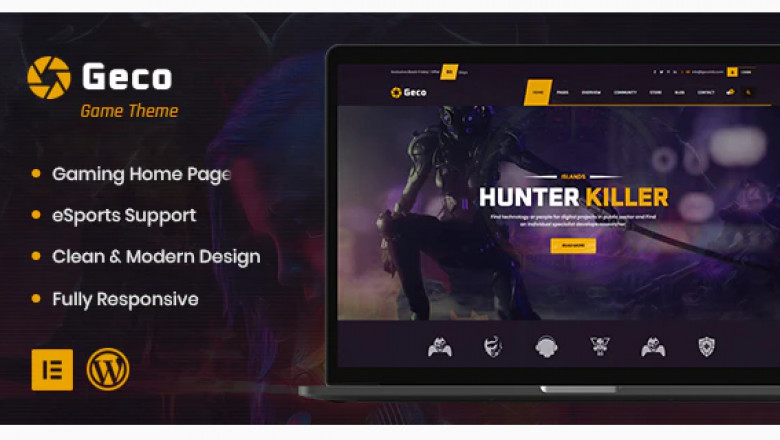 Geco – Latest eSports and Gaming WordPress Theme + bbpress