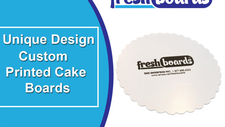 Custom Printed Cake Boards