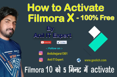 How to activate filmora x