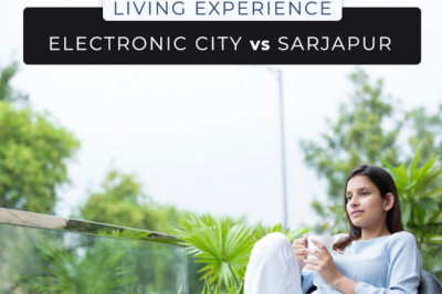 What is the customer Living Experience  compare to Electronic City Vs Sarjapur Road ?
