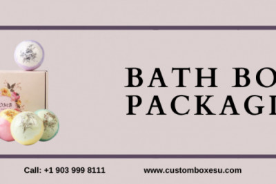 Bath bomb packaging with Printed logo & Design in USA