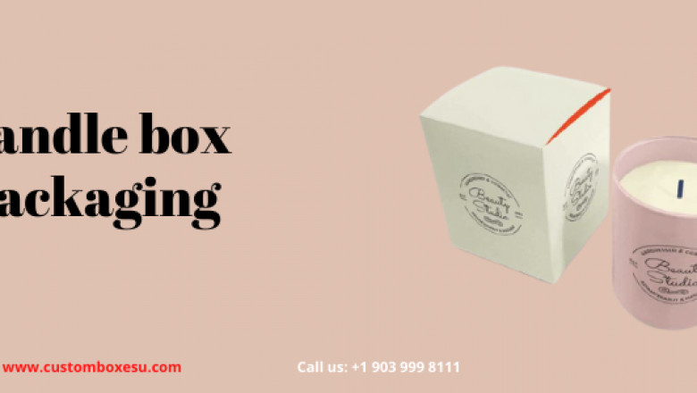 Candle Box Packaging with unique design in USA