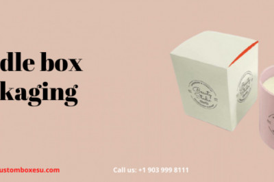 Candle Box Packaging with unique design in USA