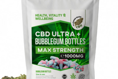 CBD BUBBLEGUM BOTTLES | CBD GUMMIES | AIDORGANIC