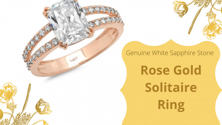 Rose Gold Solitaire Ring