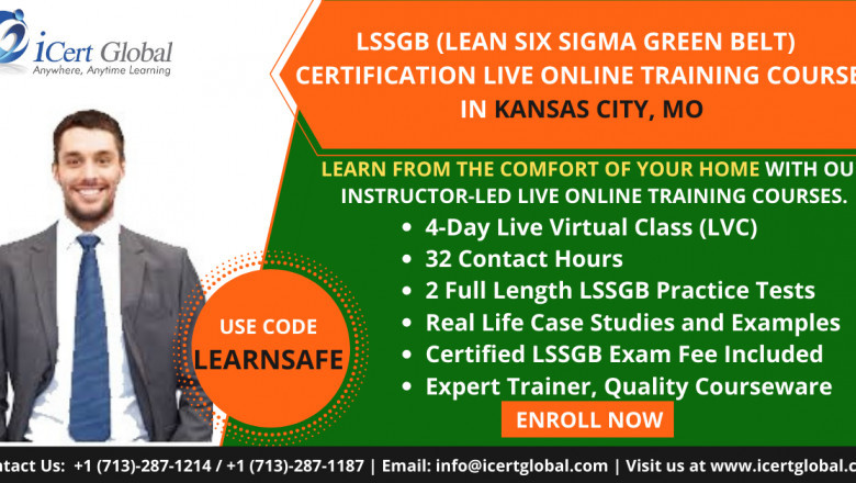 LSSGB Live OnlineTraining (LVC) Course in Kansas City, MO