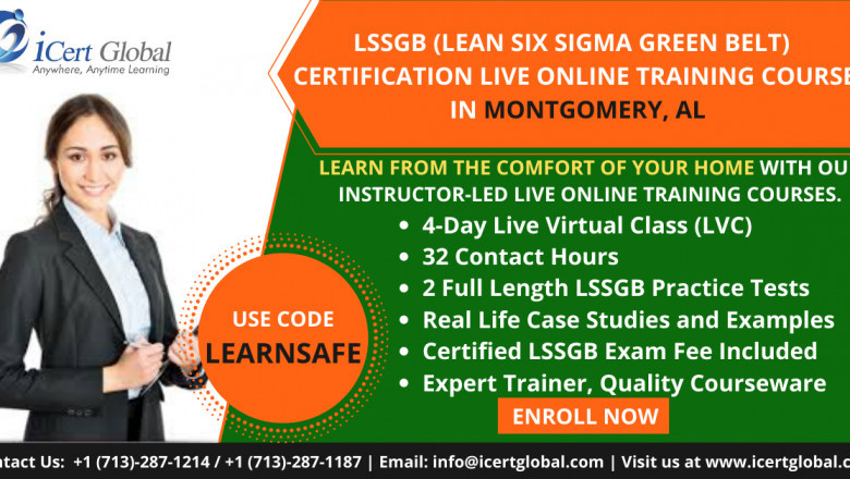 LSSGB Live OnlineTraining (LVC) Course in Montgomery, AL