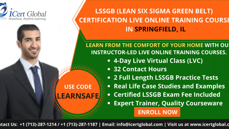 LSSGB Live OnlineTraining (LVC) Course in Springfield, IL